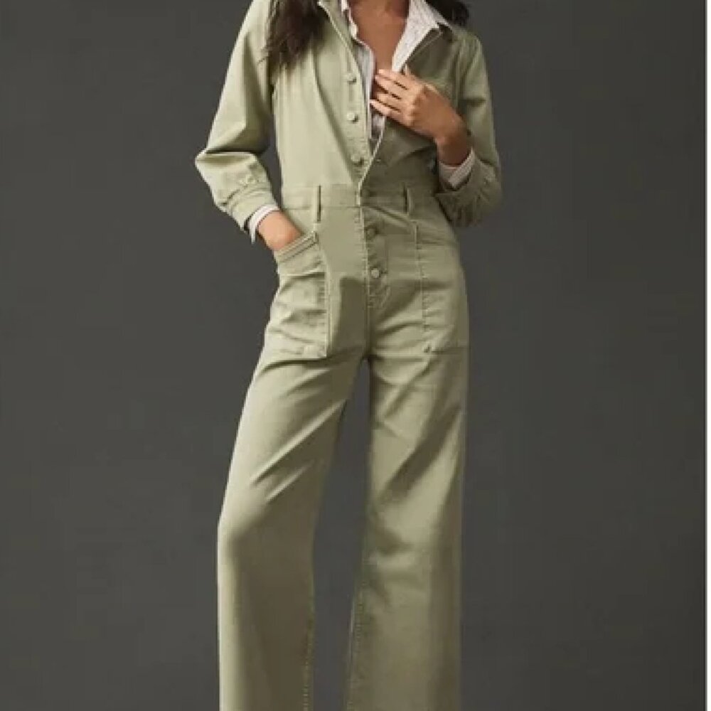 Joe's Jeans Sage Green The Raye Jumpsuit
